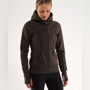 LULULEMON EUC SIZE 10 scuba hoodie/ Deep camo